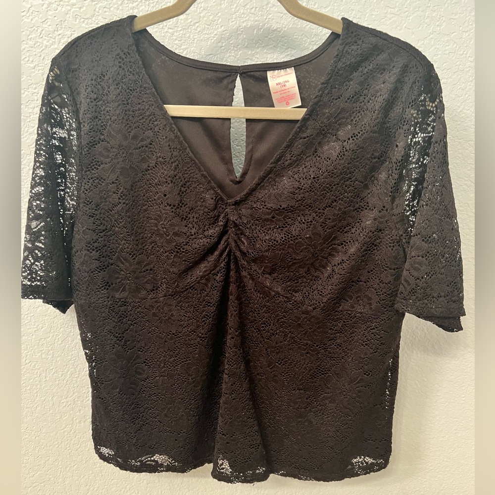 Black Lace Top
